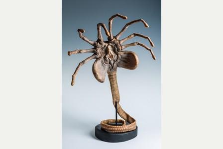 Face hugger model by Terry English which will be on display at Royal Cornwall Museum’s forthcoming exhibition All Monsters Great and Small